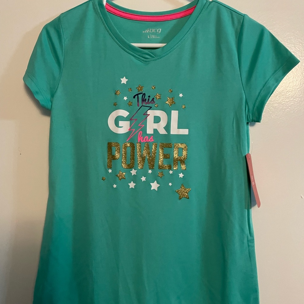 NWT BCG Dri-Fit girls tee